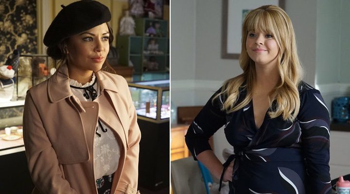  Janel Parrish y Sasha Pieterse en 'Pretty Little Liars