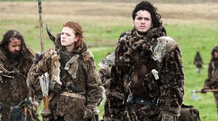 Kit Harington y Rose Leslie en 'Juego de Tronos'