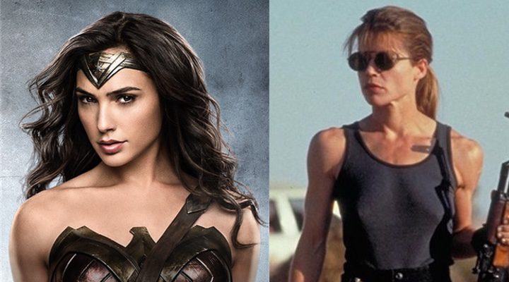 Gal Gadot en y Linda Hamilton