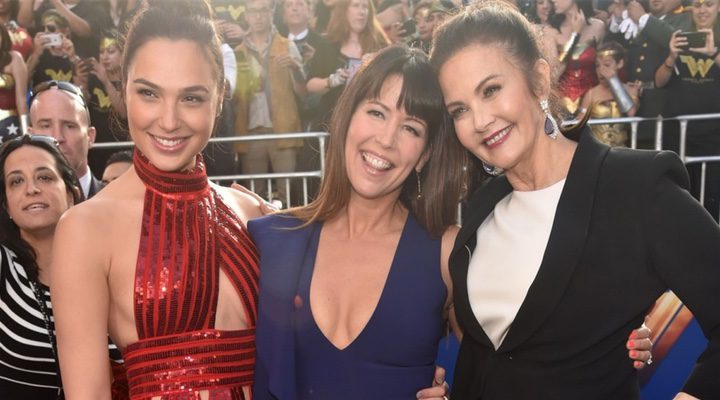 Lynda Carter, Gal Gadot y Patty Jenkins