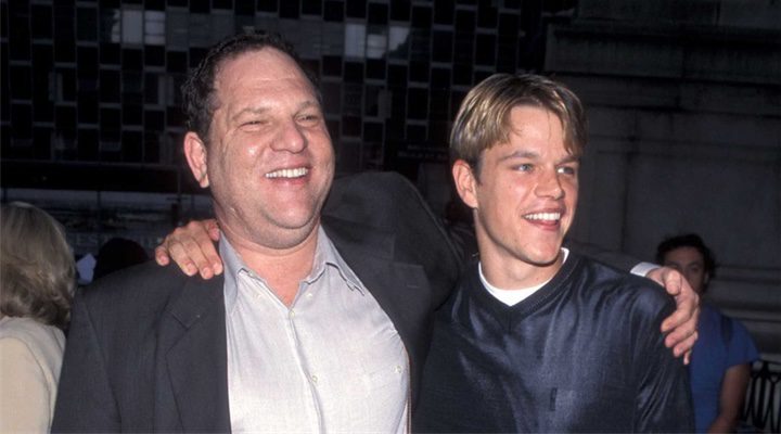 Harvey Weinstein y Matt Damon