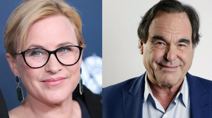  Patricia Arquette y Oliver Stone