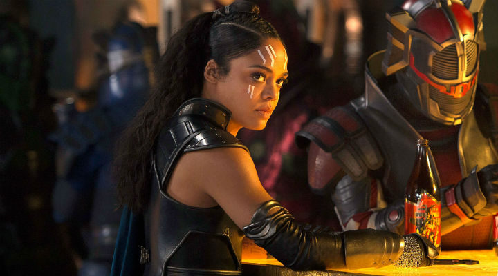 Tessa Thompson como Valquiria en 'Thor: Ragnarok'