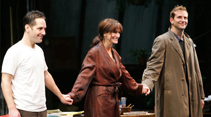 Paul Rudd, Julia Roberts y Bradley Cooper en Broadway