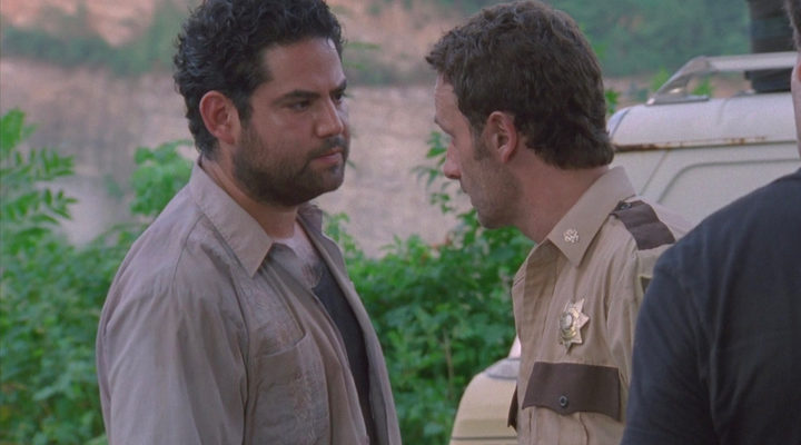 Morales en la primera temporada de 'The Walking Dead'