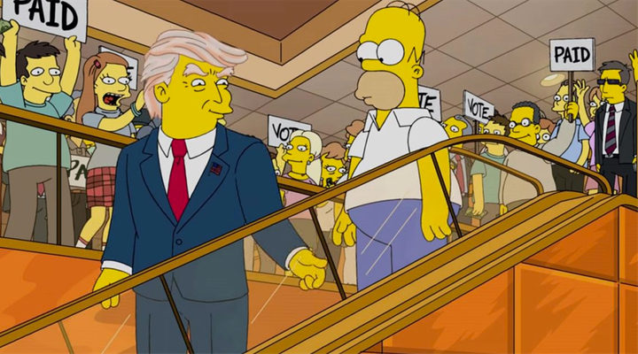 'Trump Los Simpson'