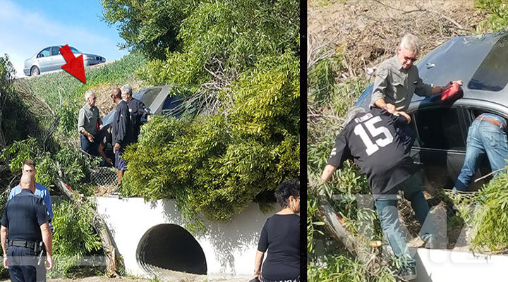 Harrison Ford en accidente de autopista