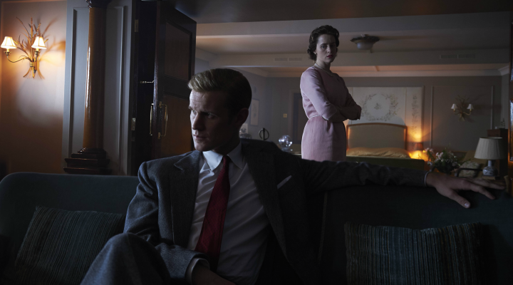  Matt Smith y Claire Foy en la segunda temporada de 'The Crown'