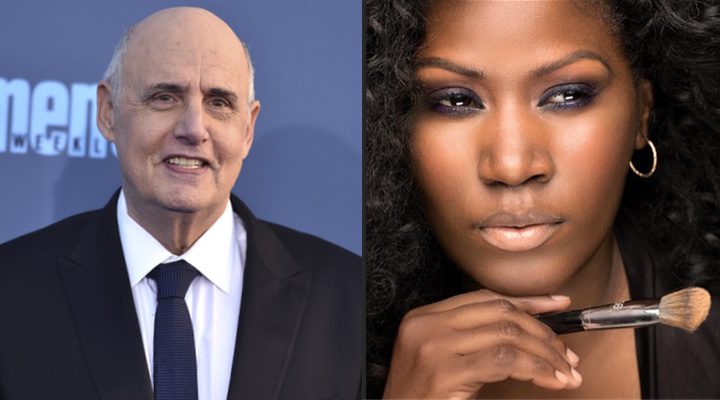 'Jeffrey Tambor y Tamara Delbridge, asistente de maquillaje en cine'