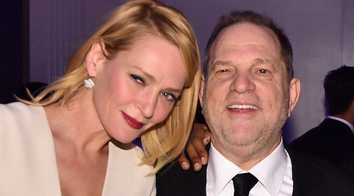 Uma Thurman y Harvey Weinstein