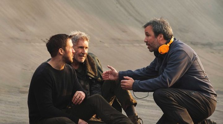 Denis villeneuve, Harrison Ford y Ryan Gosling