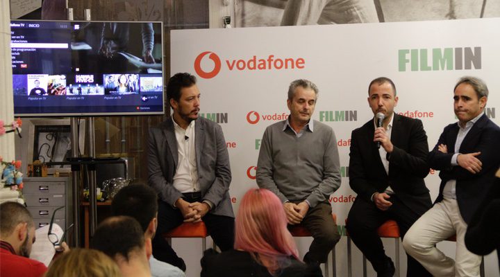 'El equipo de Filmin y Vodafone España presentan su acuerdo de unión'