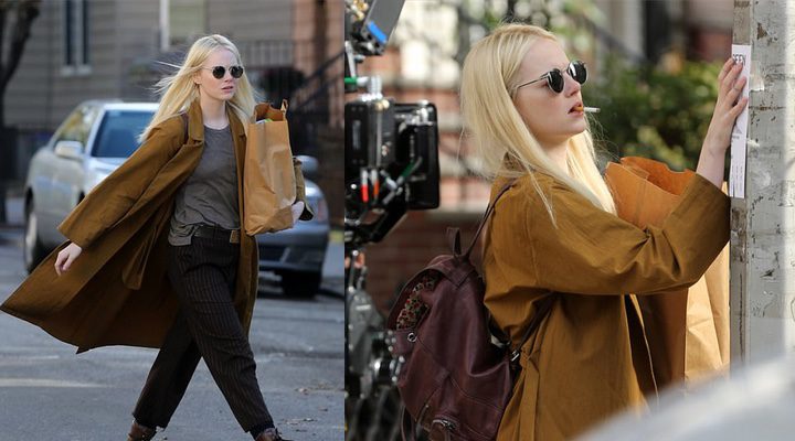 'Emma Stone rodando 'Maniac' a principios de noviembre'