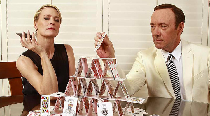 Kevin Spacey y Robin Wright en 'House of Cards'