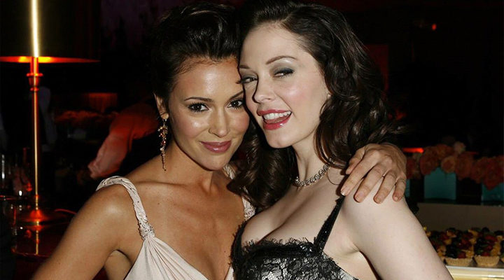 Rose McGowan y Alyssa Milano