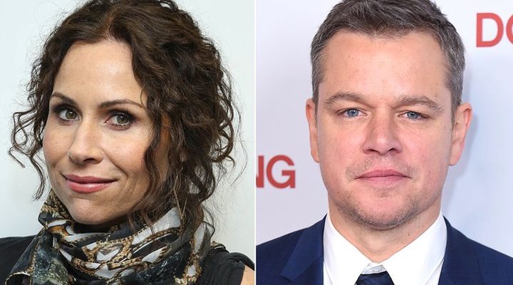 Minnie Driver y Matt Damon