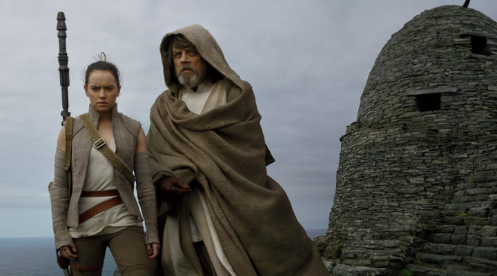 Luke y Rey en 'Star Wars:Los Últimos Jedi'