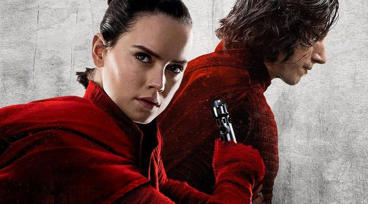 Rey y Kylo Ren en 'Star Wars: Los últimos Jedi'