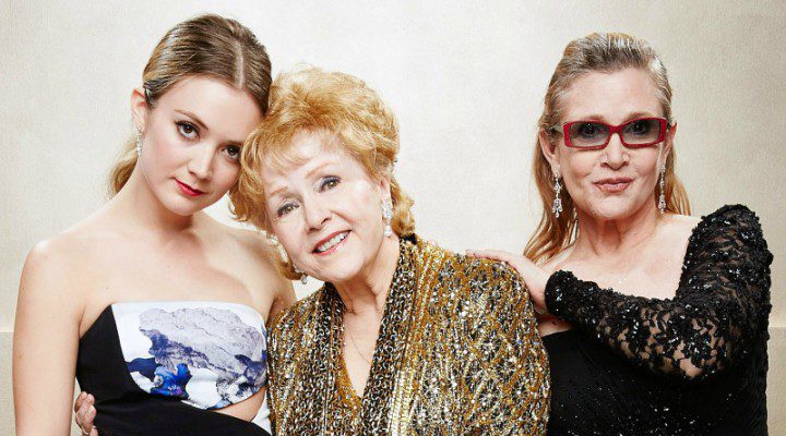  Billie Lourd, Debbie Reynolds y Carrie Fisher