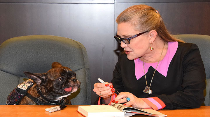  Carrie Fisher y Gary