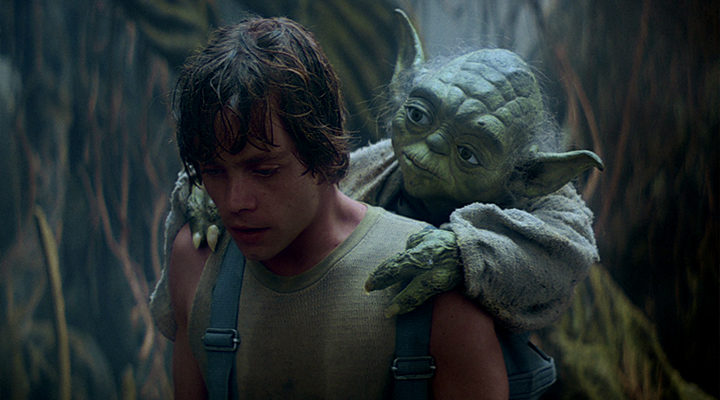 Luke Skywalker y Yoda