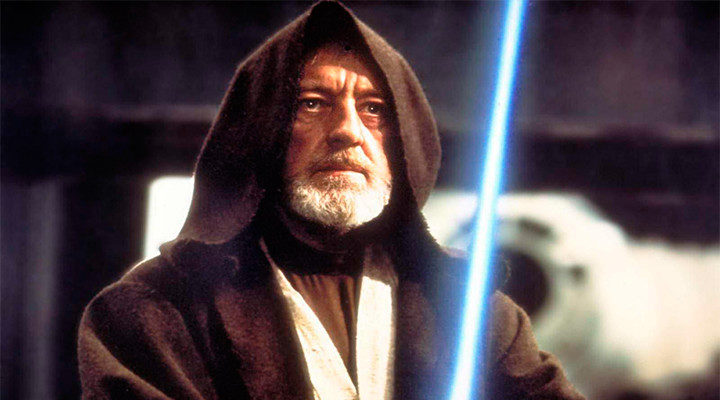 Alec Guiness como Obi-Wan Kenobi