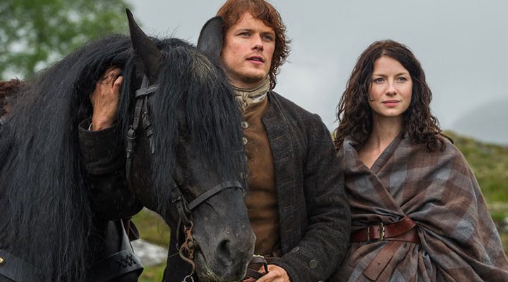 Caitriona Balfe y Sam Heughan