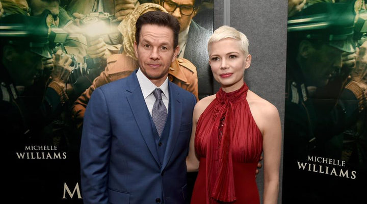 Mark Wahlberg y Michelle Williams promocionando 'Todo el dinero del mundo'