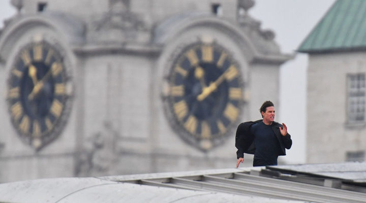 Tom Cruise rodando 'Misión Imposible 6' en Londres