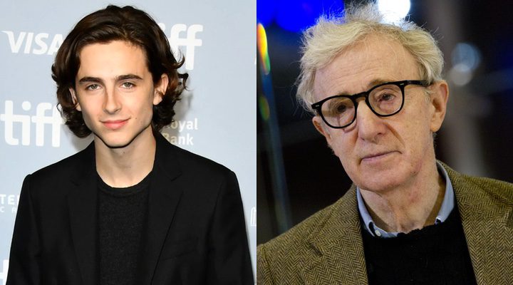 'Timothée Chalamet donará el sueldo de su película con Woody Allen'