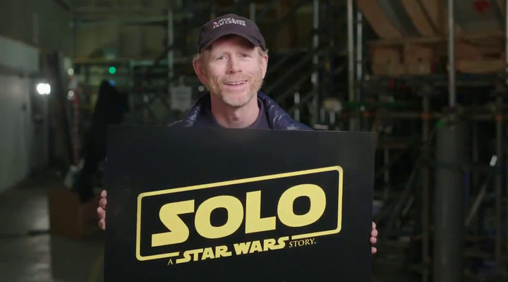 Ron Howard en el set de rodaje