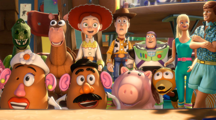 Todos los juguetes en 'Toy Story 3'