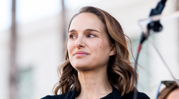 Nalie Portman en la Marcha de las Mujeres de Los Ángeles