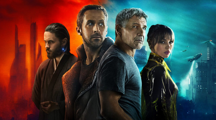 Jared Leto, Ryan Gosling, Harrison Ford y Ana de Armas en 'Blade Runner 2049'