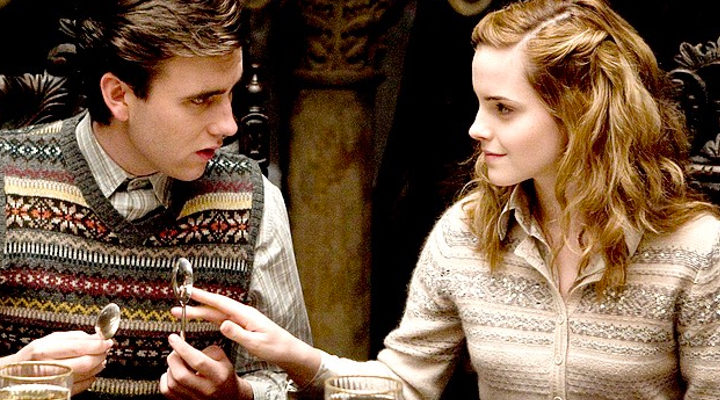 Neville y Hermione en 'Harry Potter'