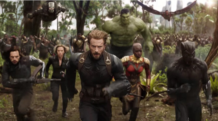 Fotograma del tráiler de 'Vengadores:Infinity War'