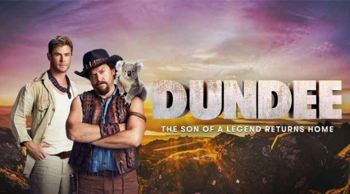 Danny McBride y Chris Hemsworth en 'Dundee'