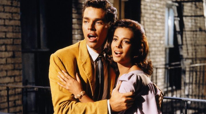  Richard Beymer y Natalie Wood en 'West Side Story'