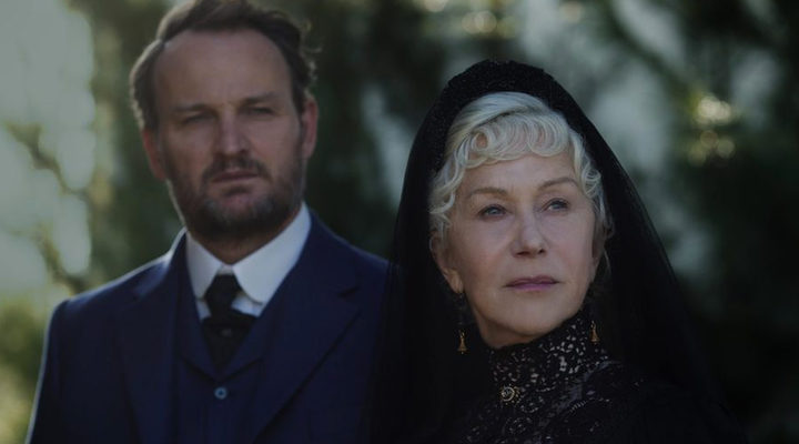 Helen Mirren y Jason Clarke en 'Winchester'