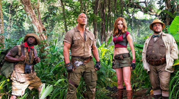  Personajes protagonistas de 'Jumanji: Bienvenidos a la jungla' 