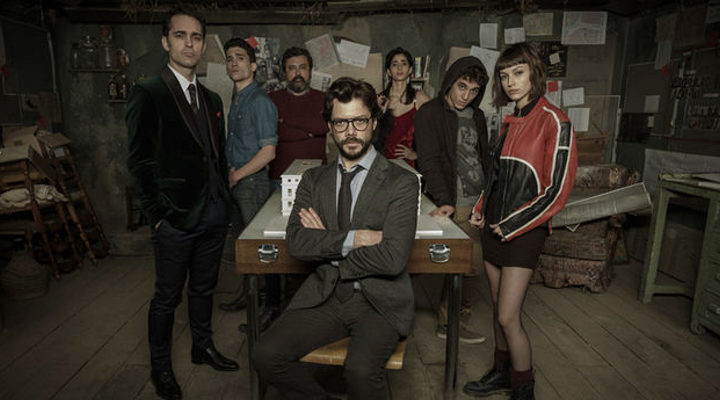 'La casa de papel' es todo un éxito en Netflix'