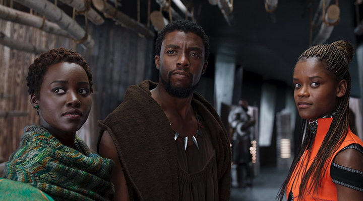 T'Challa, Shuri y Nakia en 'Black Panther'