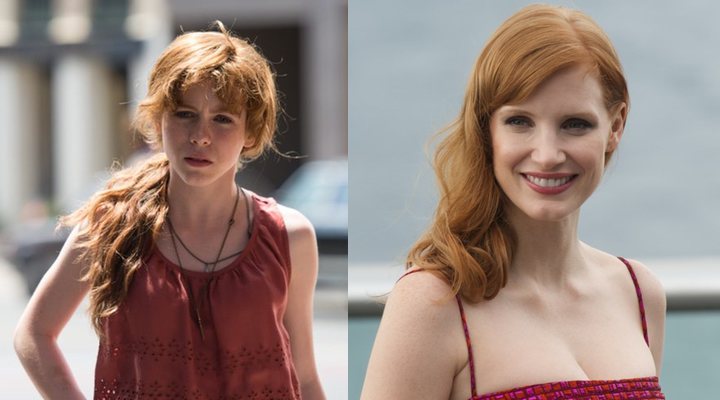 Sophia Lillis y Jessica Chastain