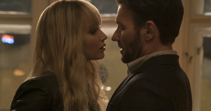  Jennifer Lawrence y Joel Edgerton en 'Gorrión rojo'