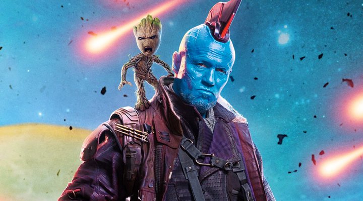 Yondu y Baby Groot en 'Guardianes de la Galaxia'