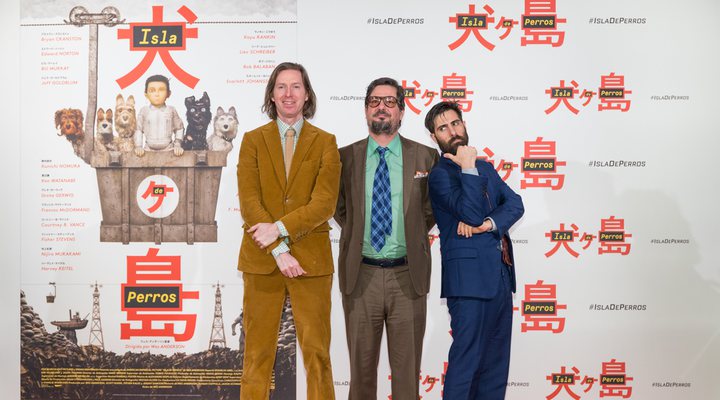 Wes Anderson,  Jason Schwartzman y Roman Coppola