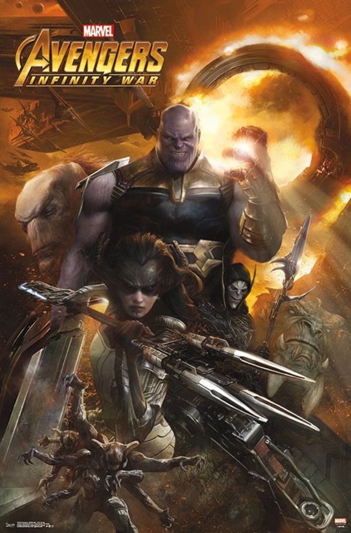 El nuevo póster de 'Vengadores: Infinity War' mostrando a la Orden Negra