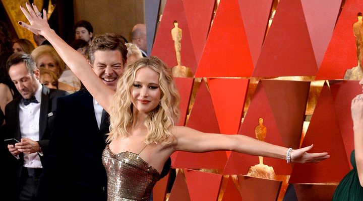  Jennifer Lawrence en los Oscar 2018