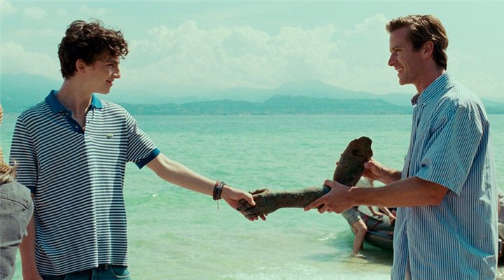  Timothée Chalamet y Armie Hammer 