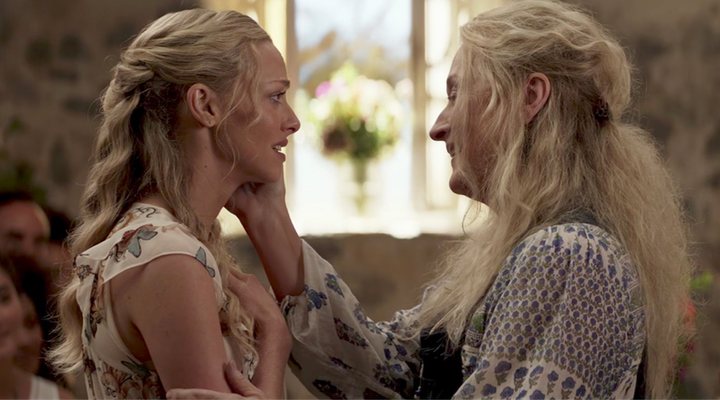  Amanda Seyfried y Meryl Streep en 'Mamma Mia. Vamos otra vez'